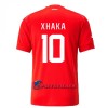 Virallinen Fanipaita Sveitsi Xhaka 10 Kotipelipaita MM-Kisat 2022 - Miesten